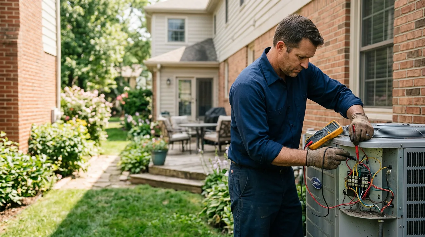 HVAC technician working near Soldier, KS